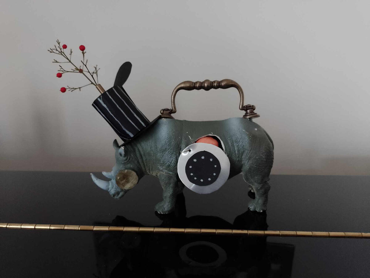 Rhino-chic ( jouet transformé)