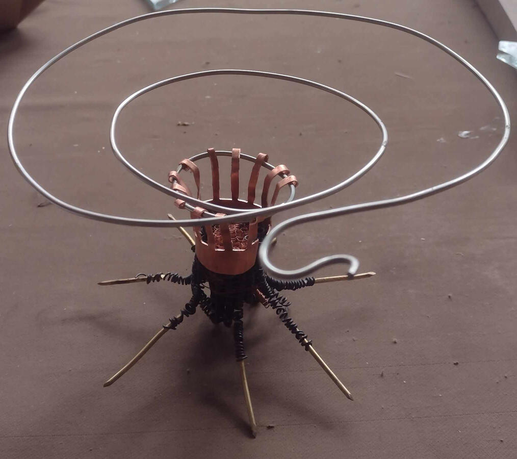 Araignée dans le système des étoiles