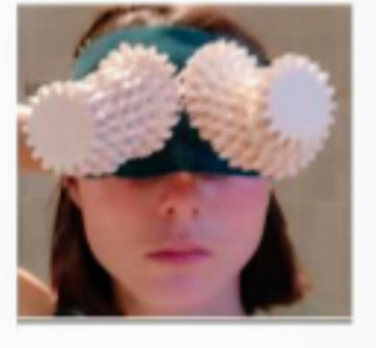 Coiffe, les engrenages de la peur, ( engrenages en bois découpés a la main durant le COVID)