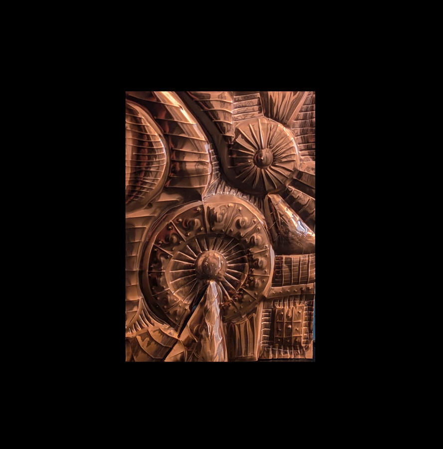 Embossage sur cuivre