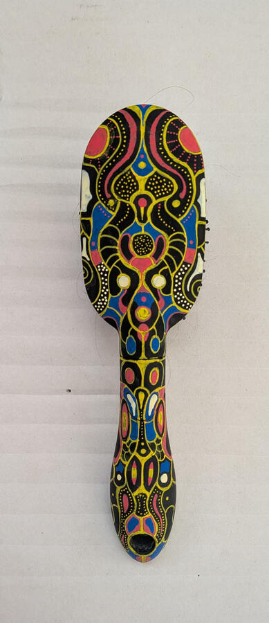 Customisation d'une brosse à cheveux