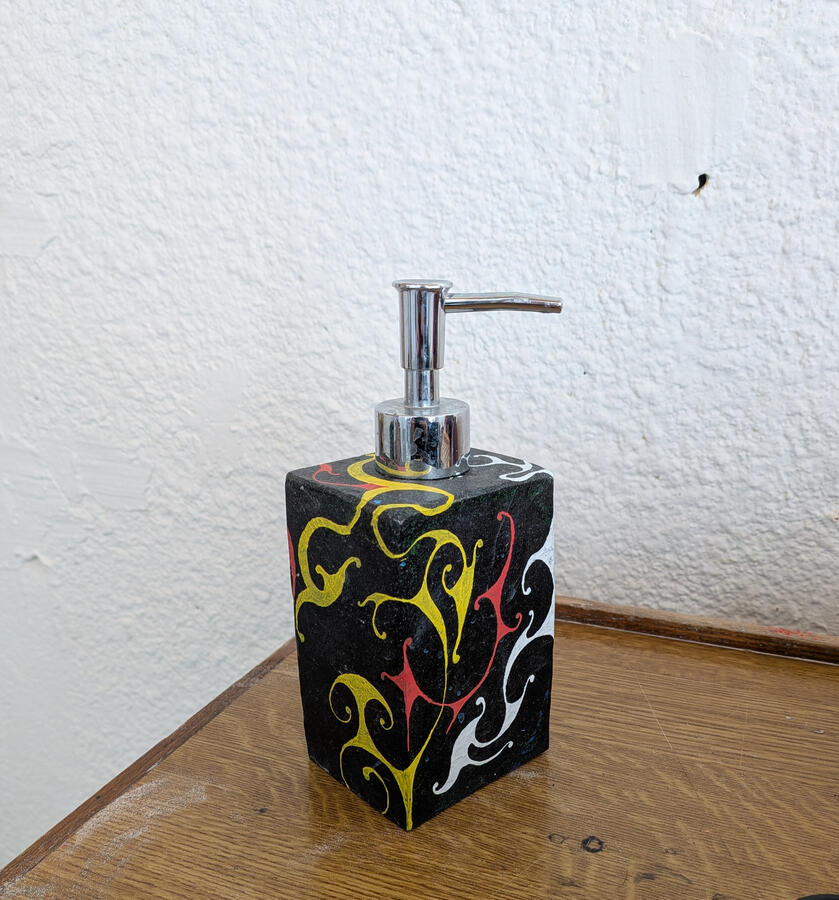 Customisation d&#39;un flacon de savon