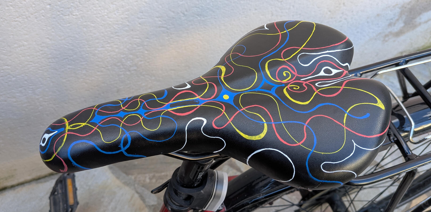 Customisation d&#39;une selle de vélo