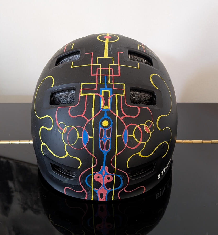 Customisation d&#39;un casque de vélo